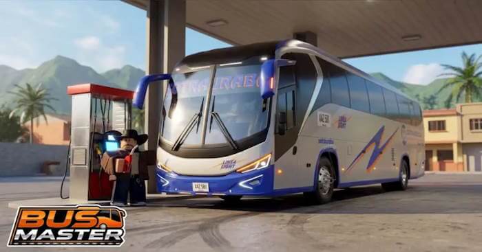 Bus Master là game nhập vai lái xe buýt tại Colombia trên ROBLOX