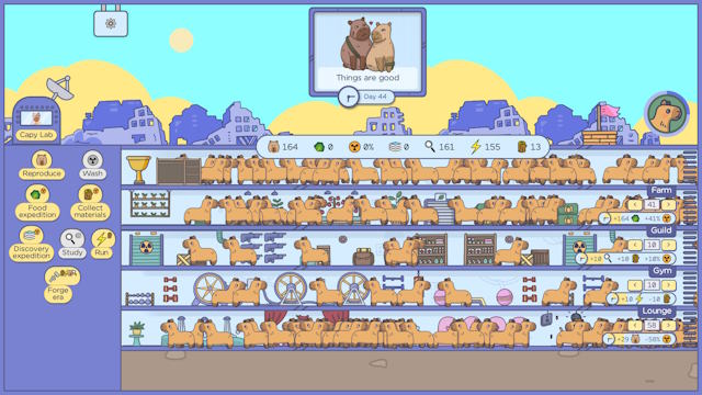 Gia tăng tài nguyên thông qua việc nhấp chuột hoặc phân bổ Capybara