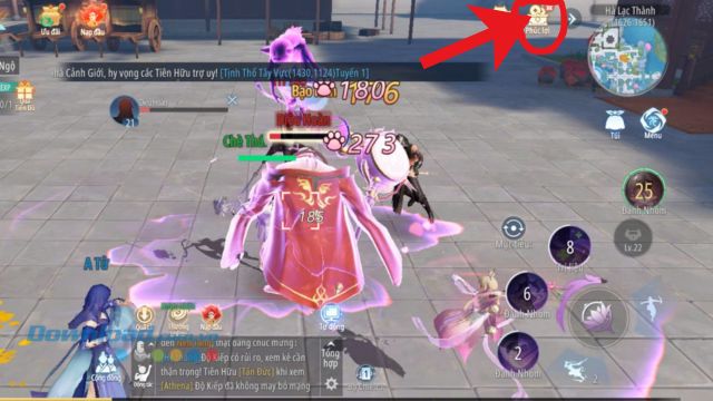 Ấn vào mục Phúc Lợi