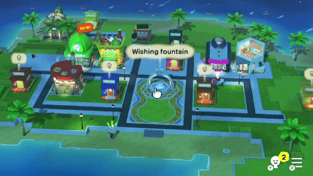 Sử dụng Warm Fuzzies tại Wishing Fountain