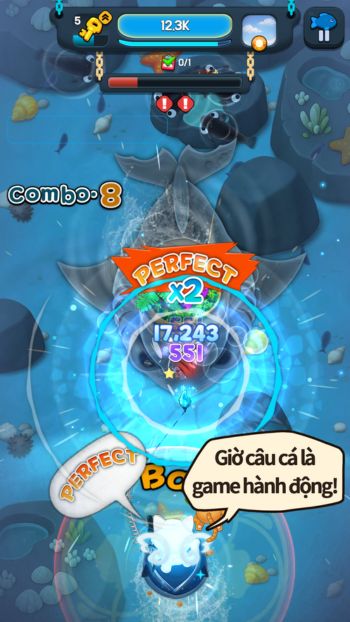 Cung cấp 3 hoạt động (sự kiện) khác nhau 