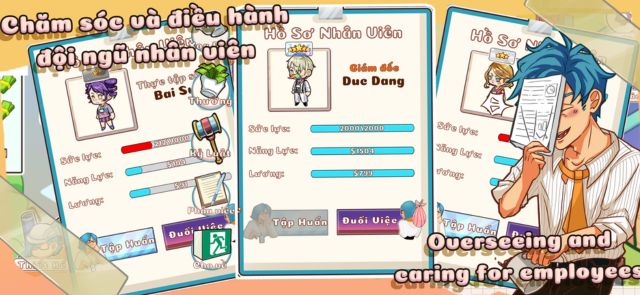 Chăm sóc và điều hành đội ngũ nhân viên