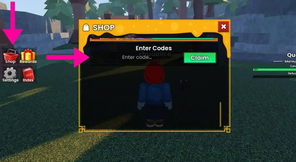 Đổi code Roblox Bees