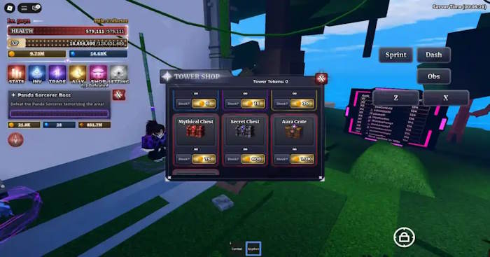 Cộng dồn hiệu ứng Aura cùng với Accessories và Cosmetics để tối ưu sát thương trong Sailor Piece