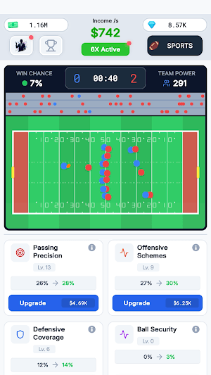 Sport Star - Team Manager Idle là game mô phỏng quản lý thể thao hấp dẫn 