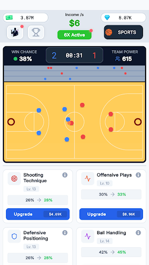 Chơi nhiều môn thể thao khác nhau