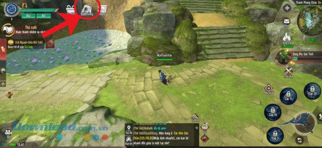 Nhấn vào mục Đổi thưởng