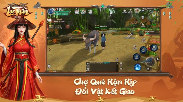 Chợ quê rộn rịp đổi vật kết giao