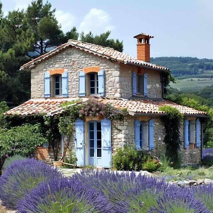 Ngôi nhà đồng quê kiểu Pháp