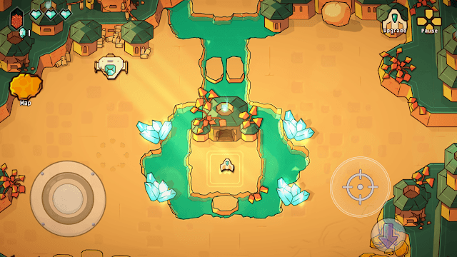 Minishoot’ Adventures đưa bạn bước vào một thế giới đầy màu sắc nhưng đang bị đe dọa bởi những thế lực từ lòng đất