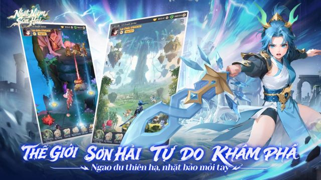 Thế giới Sơn Hải tự do khám phá, ngao du thiên hạ