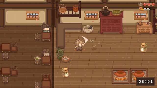 Caddy's Tea Service là một trò chơi mô phỏng pha trà ấm cúng