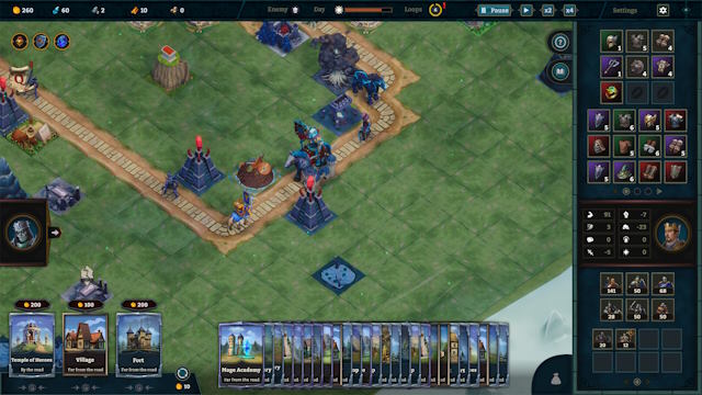 Xây dựng các công trình để chiêu mộ quân lính