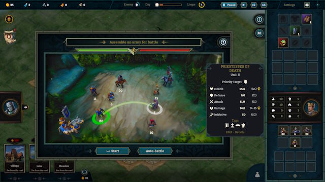 Mỗi phe trong Kingdom Loop sở hữu hơn 20 loại đơn vị