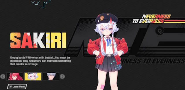 Nhân vật Sakiri trong Neverness to Everness