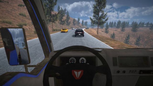 Chuyển đổi góc nhìn linh hoạt trong khi chơi Water Truck Simulator game