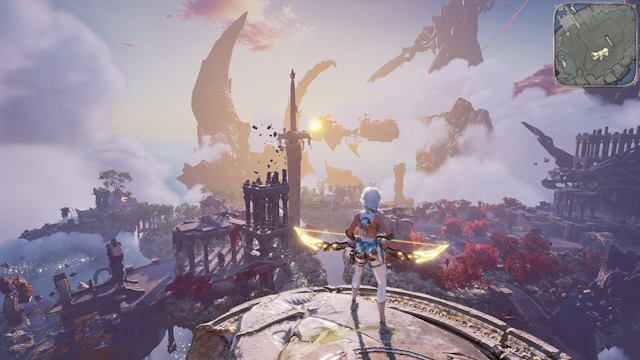 Game lấy bối cảnh những hòn đảo lơ lửng giữa bầu trời