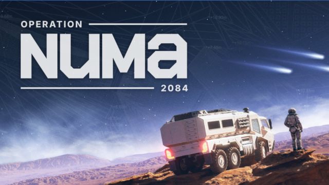 Operation Numa là game lái xe tải chở hàng kết hợp sinh tồn trên sao Hỏa khắc nghiệt