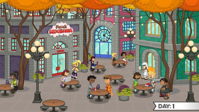 Papa's Mocharia Deluxe là game quản lý quán cafe mới của Flipline Studios