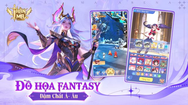 Đồ họa fantasy ấn tượng, lấy cảm hứng từ các vị thần trong thần thoại Á – Âu