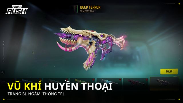 Vũ khí huyền thoại: Trang bị, ống ngắm, thống trị