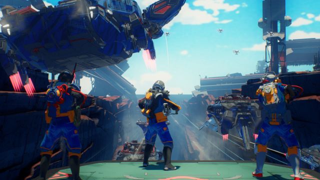 All Eyes Above là game FPS kết hợp phương tiện chiến đấu bối cảnh tương lai