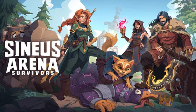 Sineus Arena Survivors là game hành động co-op kết hợp phòng thủ tháp