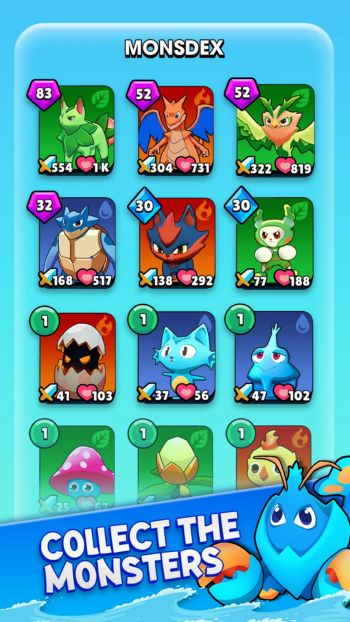 Game có hơn 200 loại quái vật khác nhau