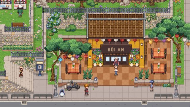 Quản lý homestay của riêng bạn tại Sunrise Bay trong tựa game mô phỏng pixel art ấm cúng
