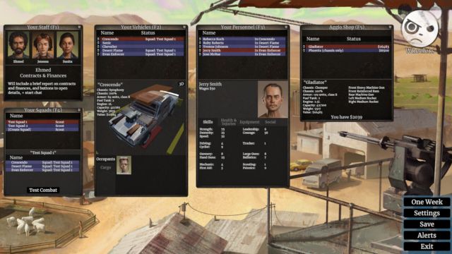 Phát triển dàn nhân vật giàu kỹ năng và khả năng trong War On Wheels game