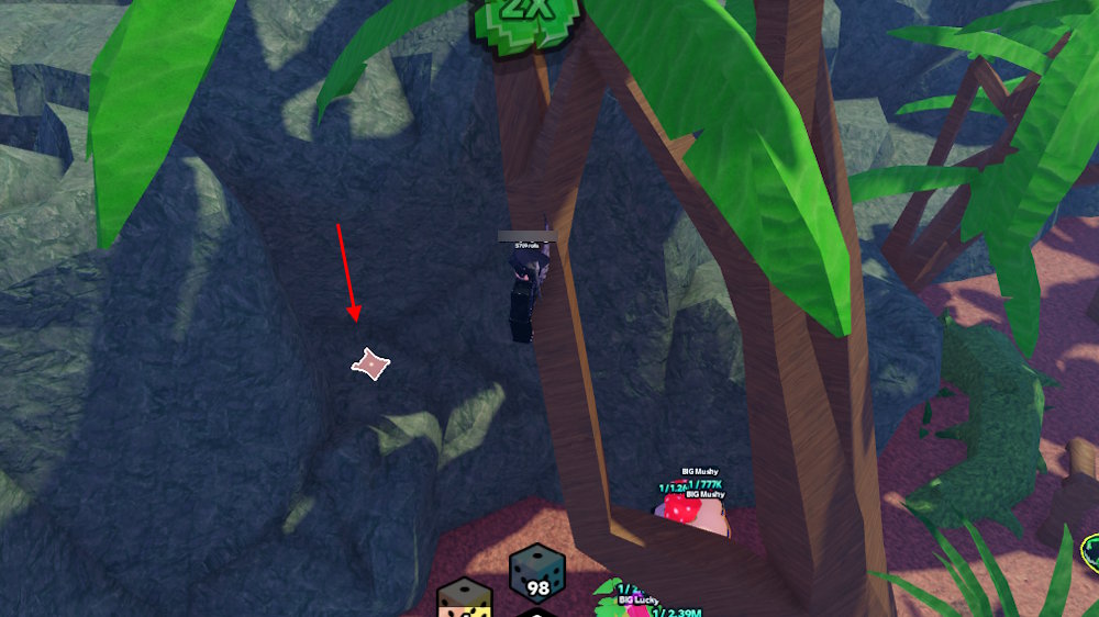 Jungle crafting recipe location