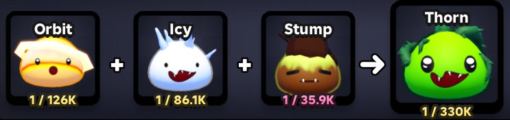 Thorn slime recipe