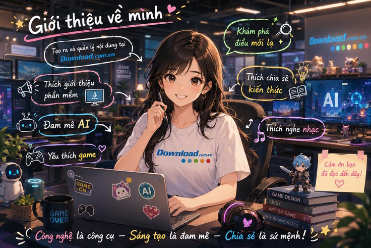 Ảnh giới thiệu bản thân theo phong cách Anime