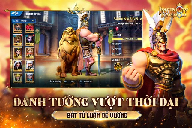 Danh tướng vượt thời gian, bất tử luận đế vương