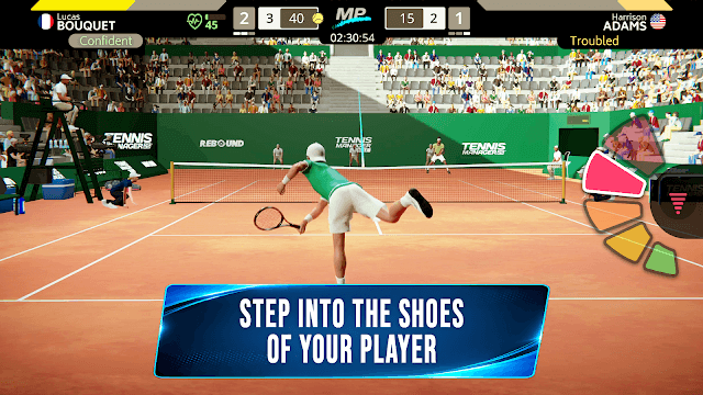 Trải nghiệm chơi tennis chân thực