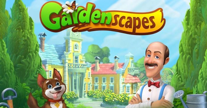 GardenScapes – Khu vườn huyền bí * Game giải đố match-3 khôi phục khu vườn
