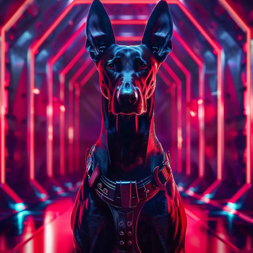 Cún cyberpunk