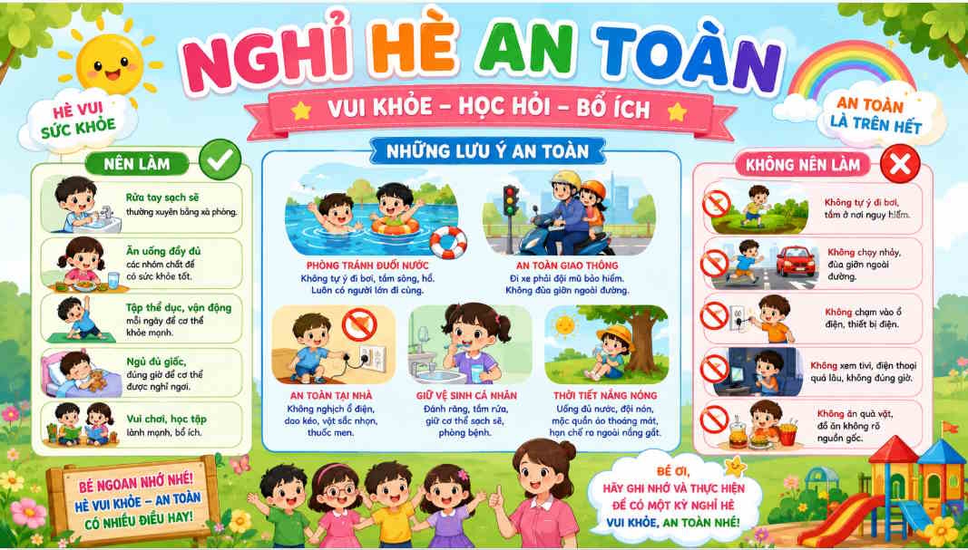 Nghỉ hè an toàn