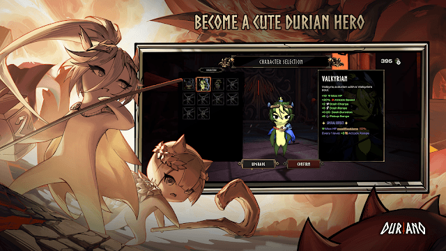 Người chơi vào vai một chiến binh Durian huyền thoại trong game Duriano