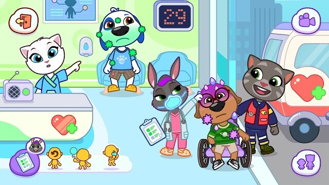 Chơi thật vui cùng mèo Talking Tom và những người bạn