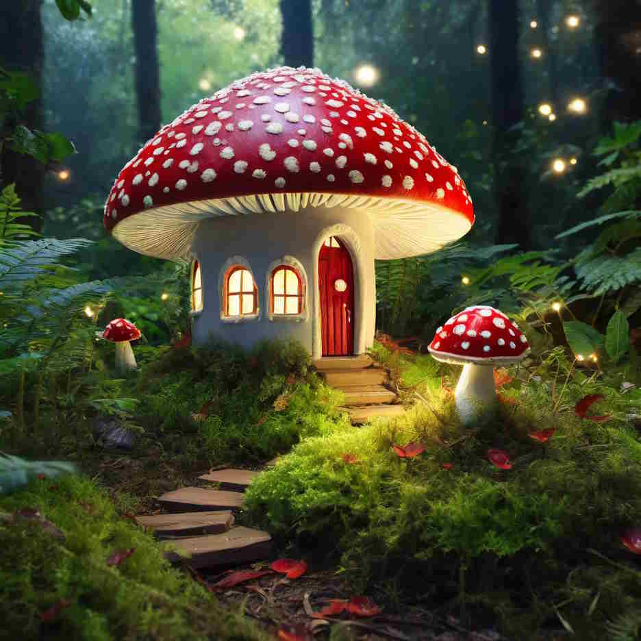 Ảnh nhà hình cây nấm