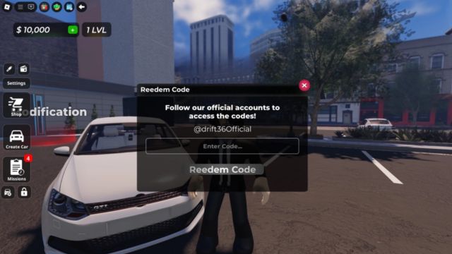 Cách nhập code và đổi quà trong game Drift 36
