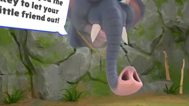 Hoàn thành nhiệm vụ từ voi trong I Am Monkey
