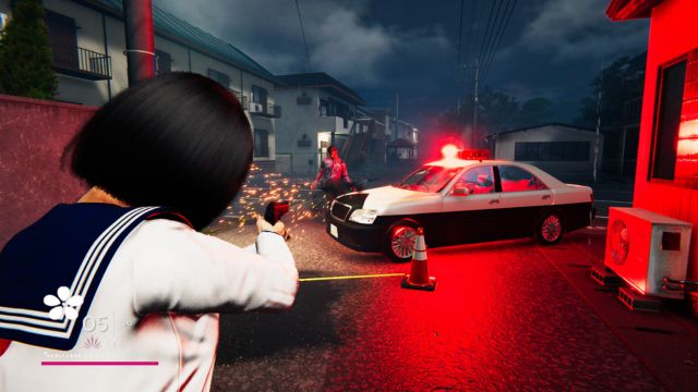 Bắn súng diệt zombie góc nhìn thứ 3 trong game Project Sakura