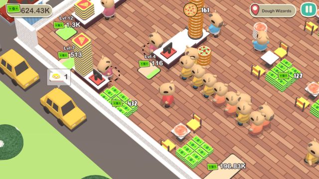 Khám phá cửa hàng pizza của chuột lang nước trong game Capybara Pizza Cafe