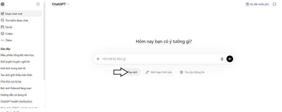 Tạo ảnh trên ChatGPT