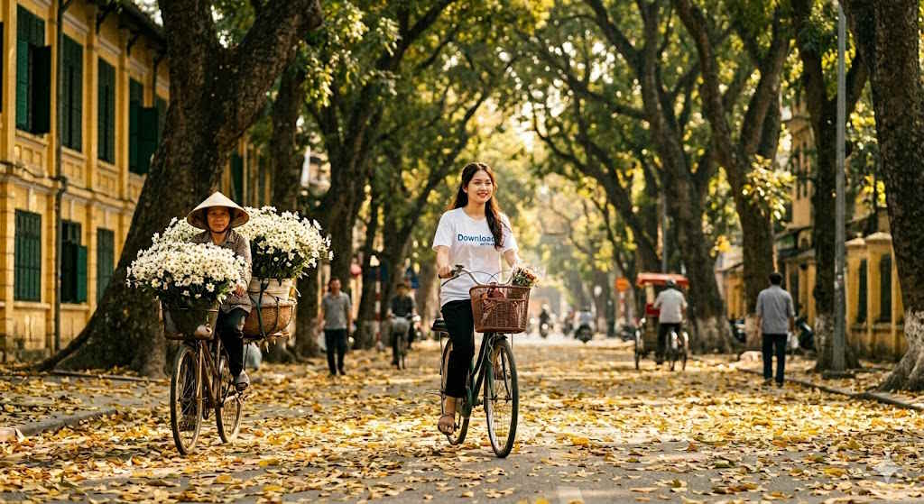 Gemini tạo ảnh phố Phan Đình Phùng
