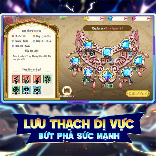 Lưu thạch dị vực, bứt phá sức mạnh