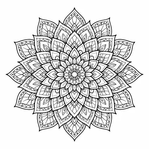 Tranh Mandala bằng ChatGPT