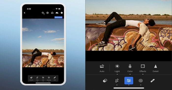 Adobe Lightroom cho Android là ứng dụng chụp và xử lý ảnh miễn phí